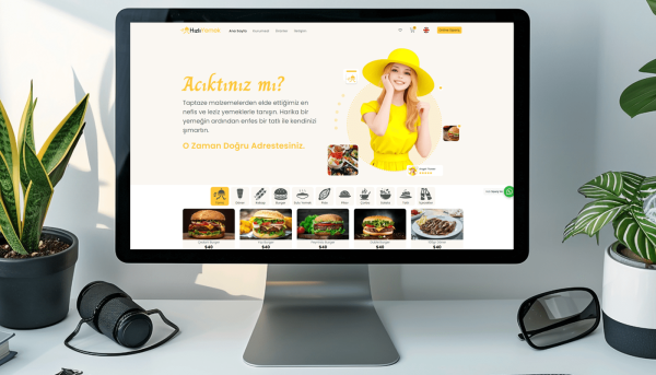 Hızlı Yemek web sitesi
