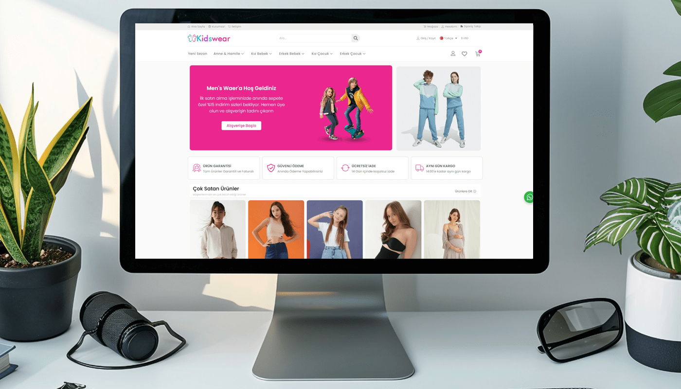 Kidswear web sitesi