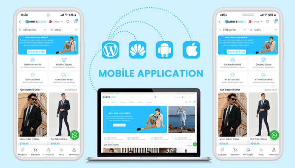 Erkek Giyim Mobil App