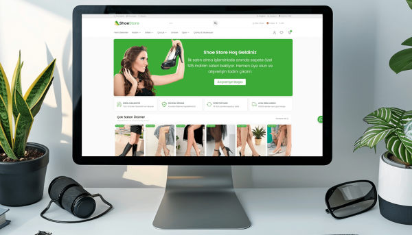 Shoe Store web sitesi